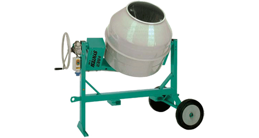 Modelo de máquina de preparar concreto