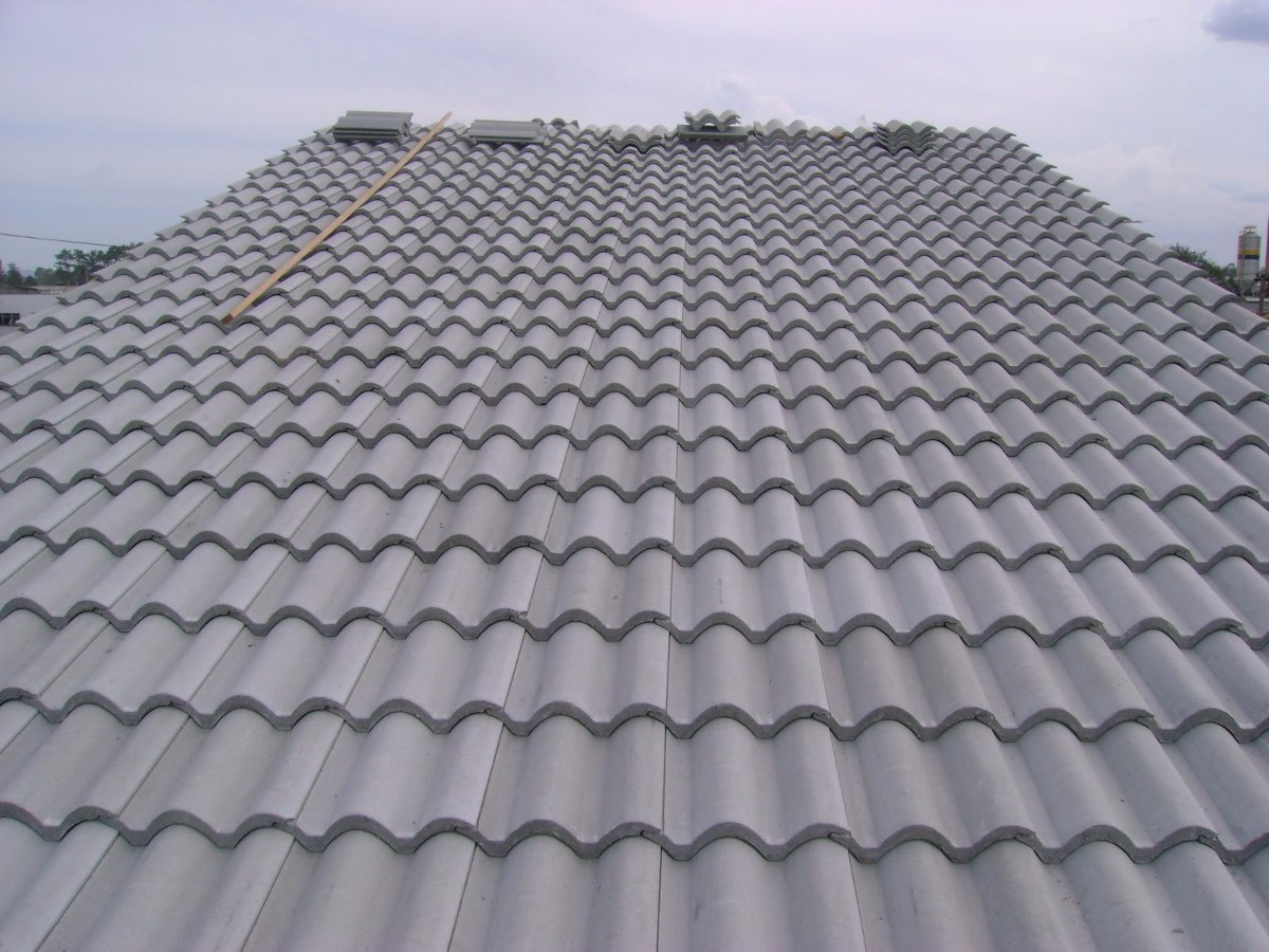 telhado de concreto