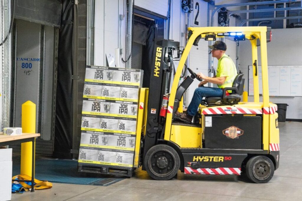 uso de palete para transporte de mercadoria 