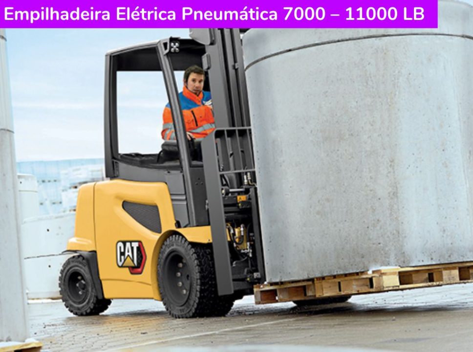 Catálogo empilhadeira elétrica pneumática 7000 – 11000 LB Caterpillar