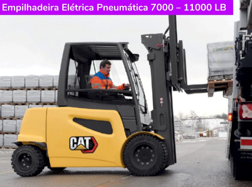 Catálogo empilhadeira elétrica pneumática 7000 – 11000 LB Caterpillar