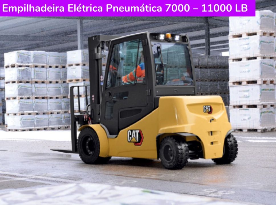 Catálogo empilhadeira elétrica pneumática 7000 – 11000 LB Caterpillar