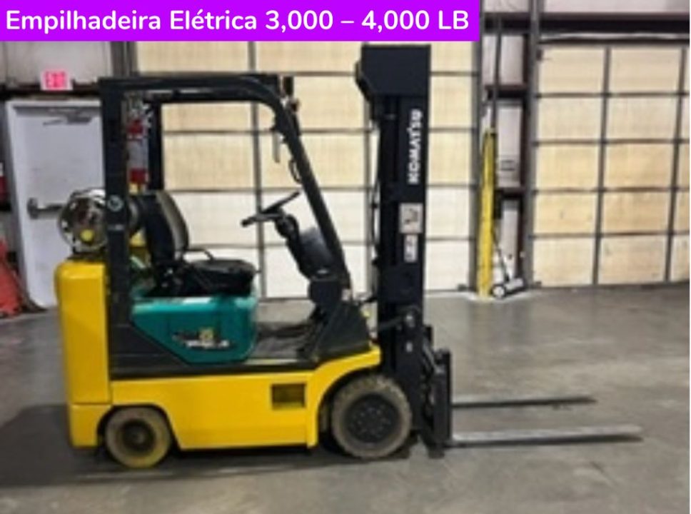 Catálogo Empilhadeira Elétrica 3,000 – 4,000 LB Caterpillar