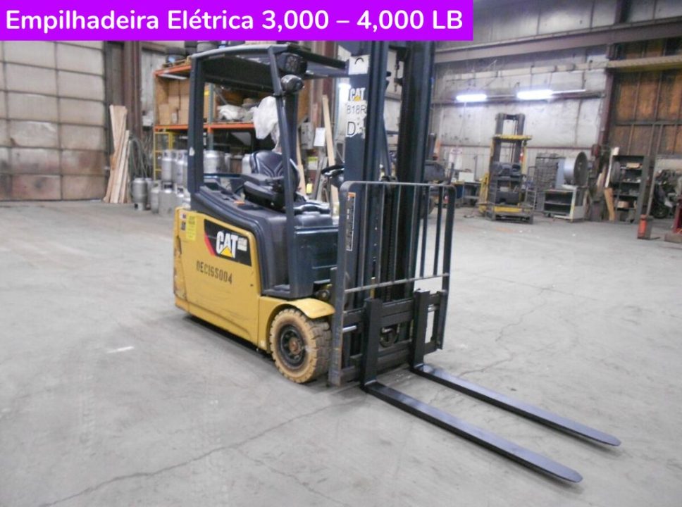 Catálogo Empilhadeira Elétrica 3,000 – 4,000 LB Caterpillar