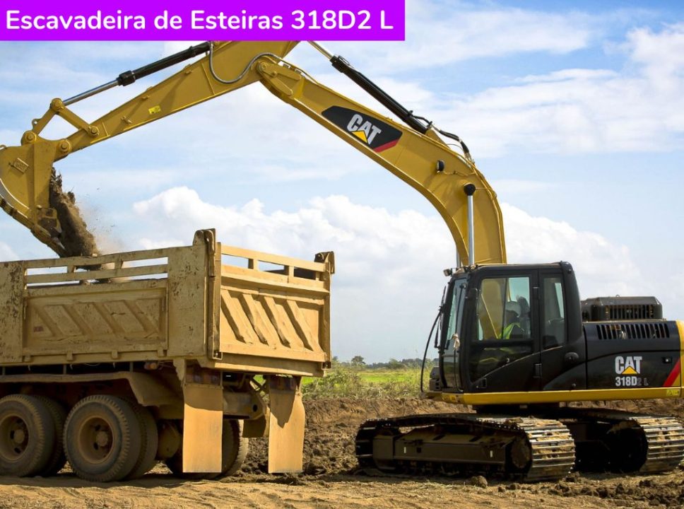 Catálogo Escavadeira de Esteiras 318D2 L Caterpillar