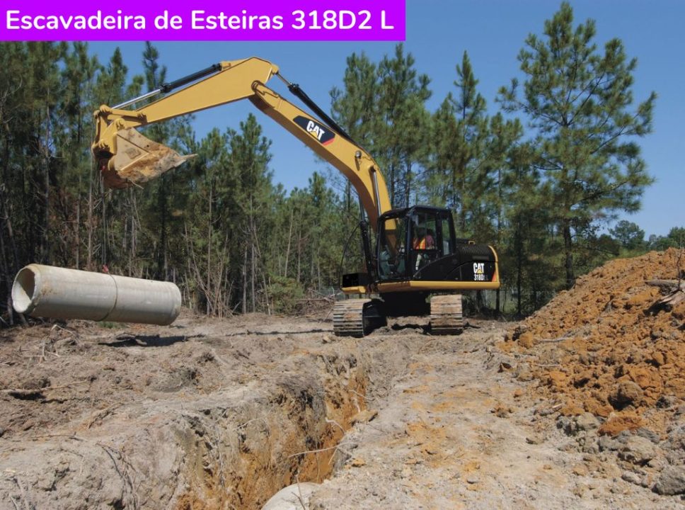 Catálogo Escavadeira de Esteiras 318D2 L Caterpillar