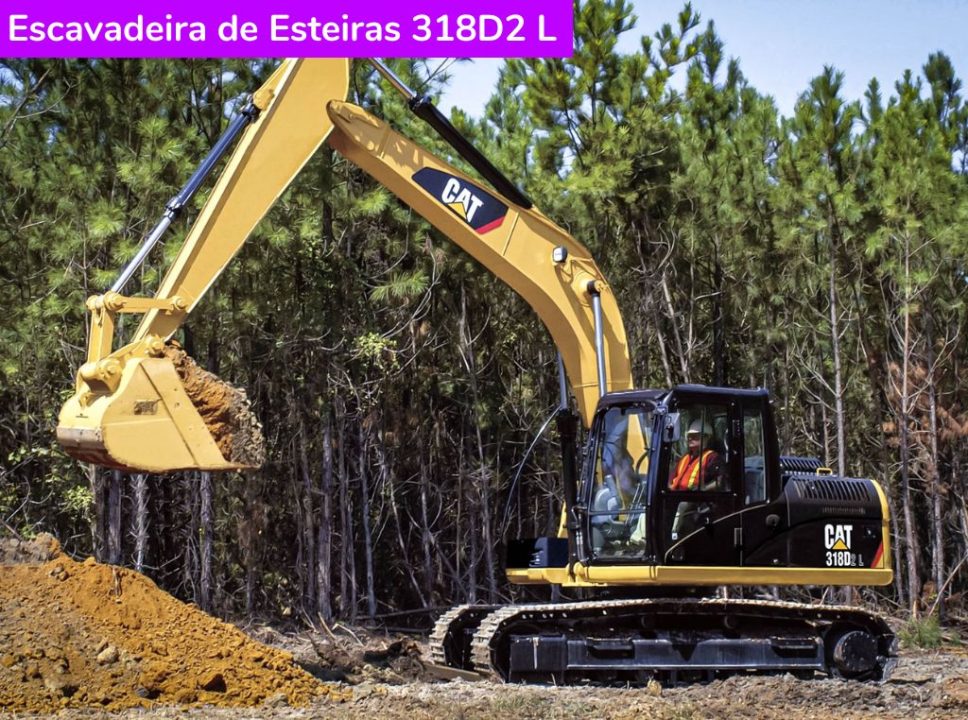 Catálogo Escavadeira de Esteiras 318D2 L Caterpillar