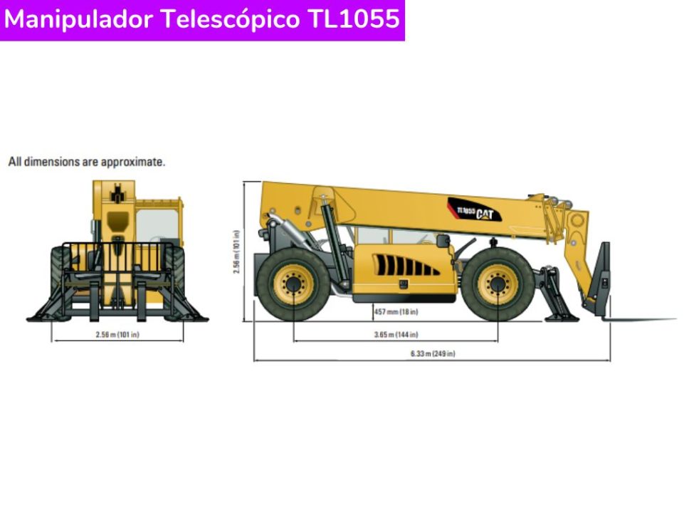 Catálogo Manipulador Telescópico TL1055 Caterpillar
