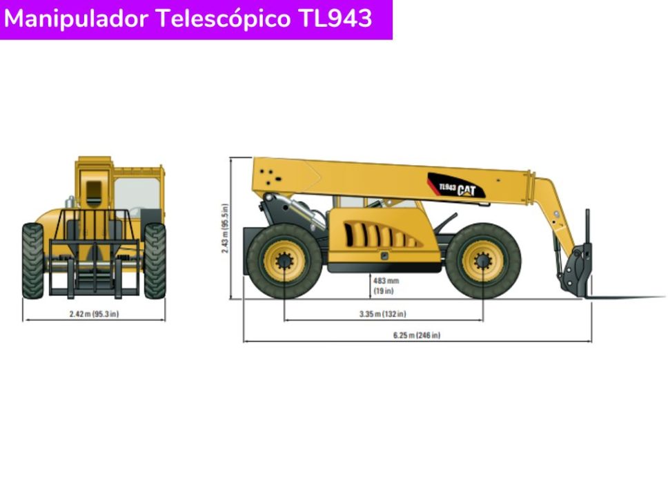 Catálogo Manipulador Telescópico TL943 Caterpillar