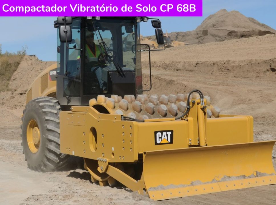 Compactador Vibratório de Solo CP68B Caterpillar