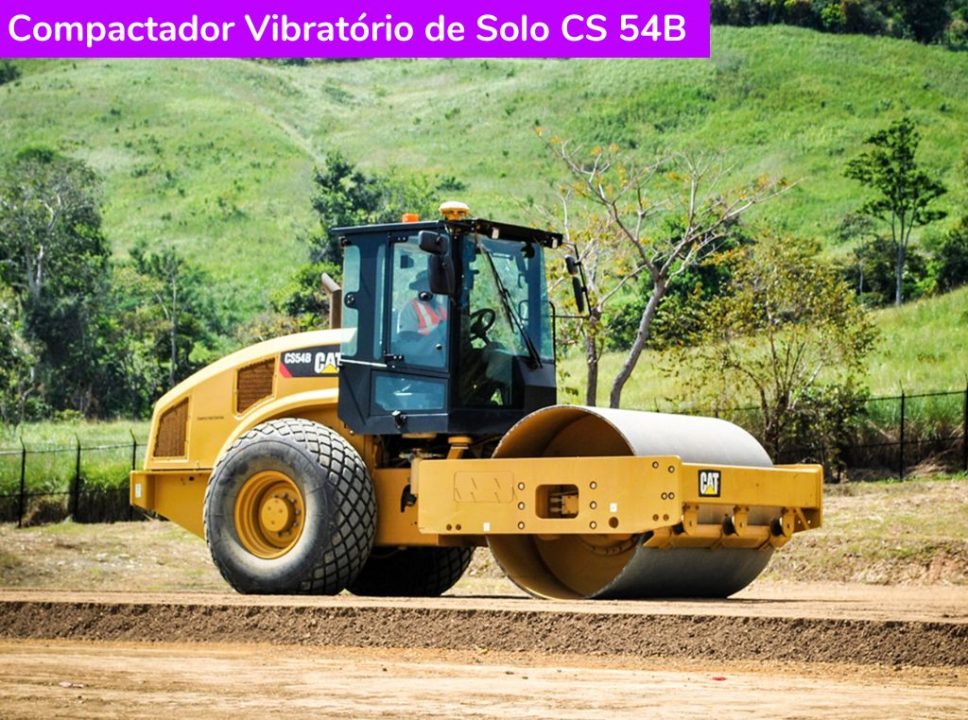 Compactador Vibratório de Solo CS 54B Caterpillar