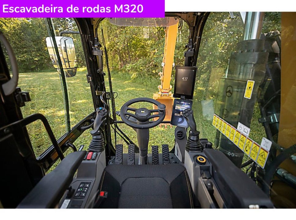 Catálogo Escavadeira sobre rodas M320 Caterpillar