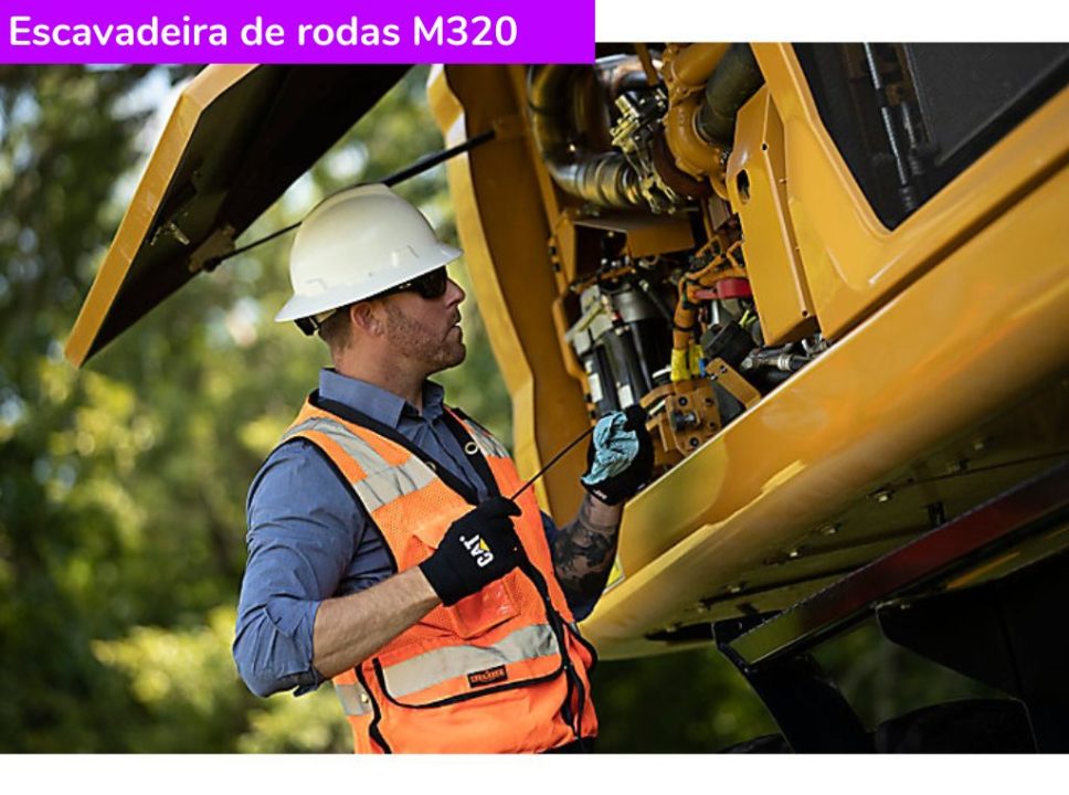 Catálogo Escavadeira sobre rodas M320 Caterpillar