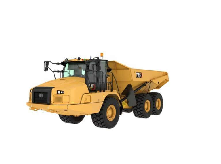 Catálogo Caminhão Articulado Três Eixos 735 Caterpillar