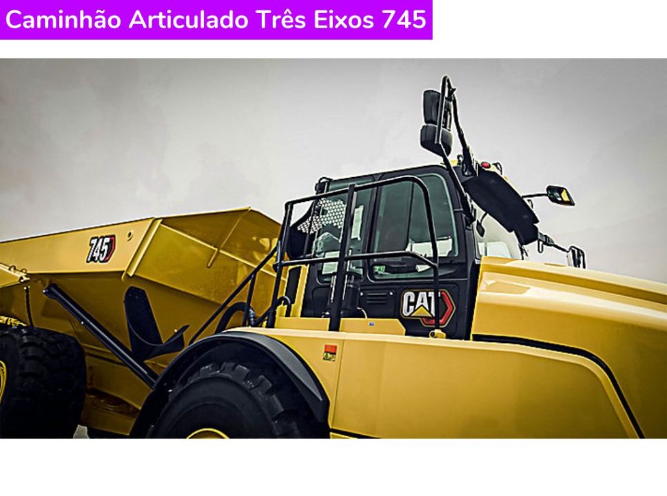 Catálogo Caminhão Articulado Três Eixos 745 Caterpillar