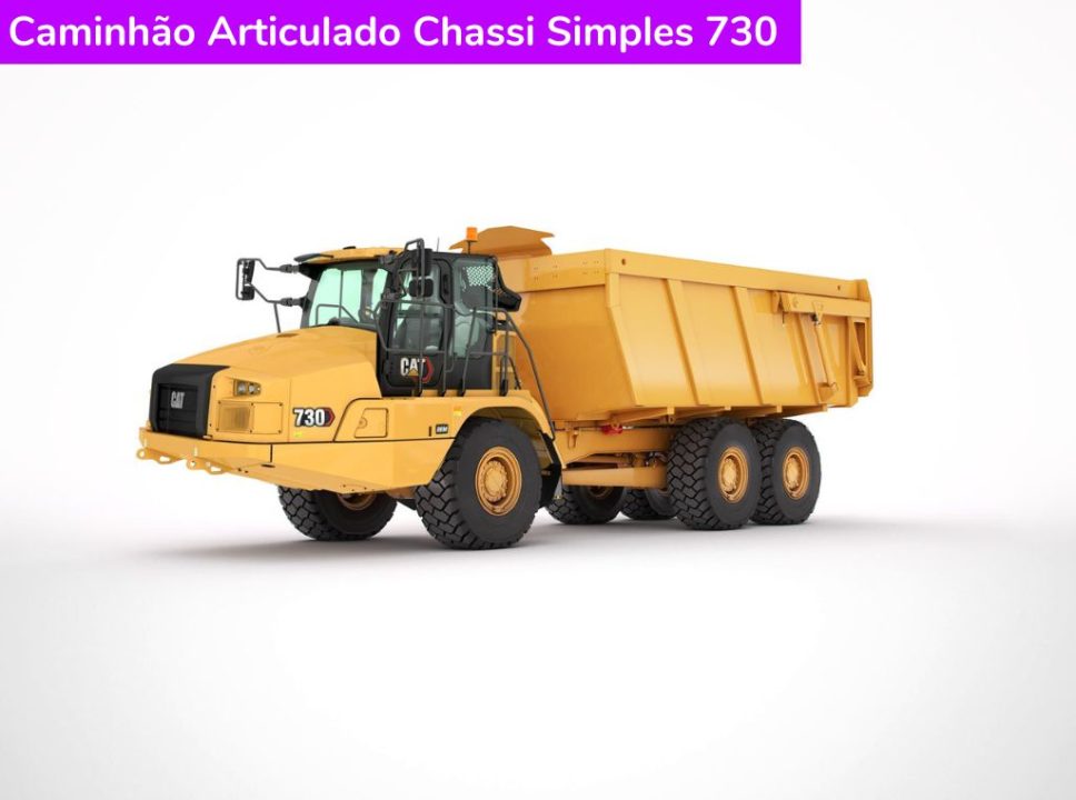 Catálogo Caminhão Articulado Chassi Simples 730 Caterpillar