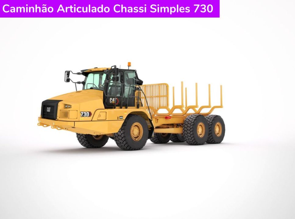 Catálogo Caminhão Articulado Chassi Simples 730 Caterpillar