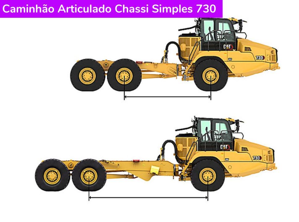 Catálogo Caminhão Articulado Chassi Simples 730 Caterpillar