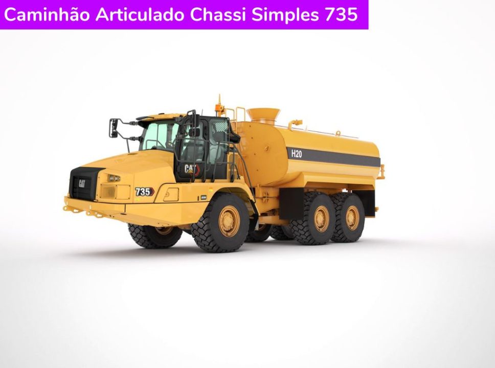 Catálogo Caminhão Articulado Chassi Simples 735 Caterpillar