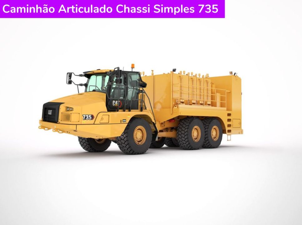 Catálogo Caminhão Articulado Chassi Simples 735 Caterpillar