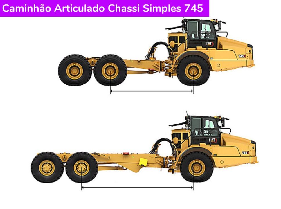 Catálogo Caminhão Articulado Chassi Simples 745 Caterpillar