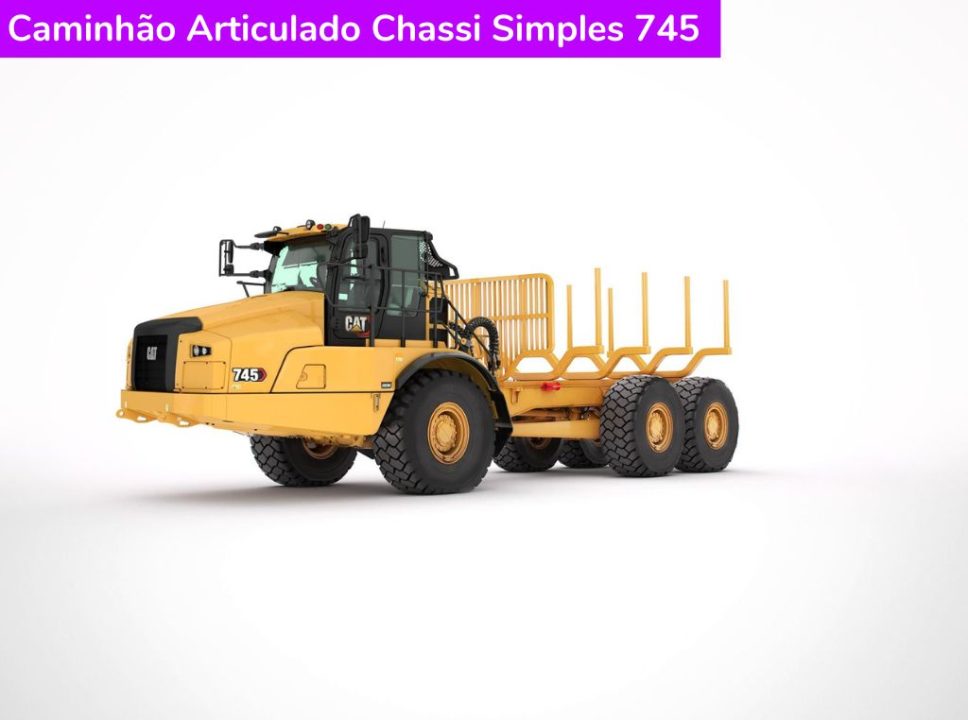 Catálogo Caminhão Articulado Chassi Simples 745 Caterpillar