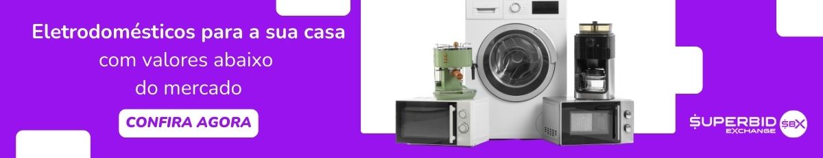 Banner eletrodomésticos Superbid Exchange