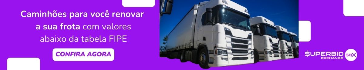 Banner caminhões Superbid 