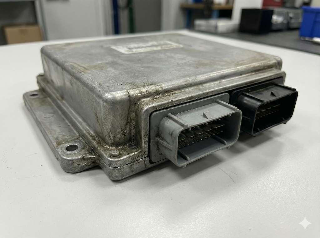 O módulo para máquinas pesadas, tecnicamente conhecido como ECM (Electronic Control Module) ou ECU (Electronic Control Unit), é o computador central responsável por gerenciar eletronicamente o motor e os sistemas hidráulicos do equipamento.